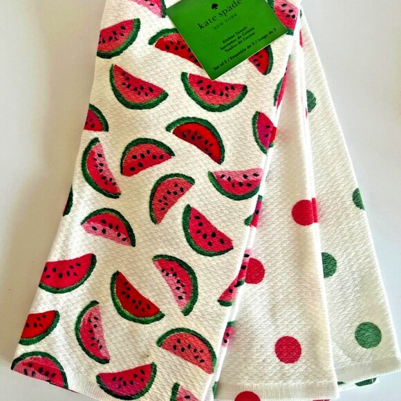 kate spade Other - Kate Spade Watermelon Print Towel Set